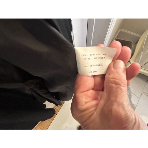 Trench coat unisex 100%wool made in Portugal xxl women’s or mens Large - Picture 9 of 13